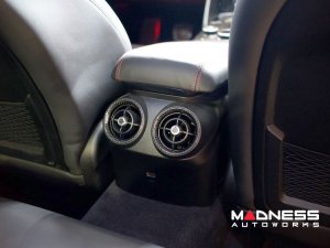 Alfa Romeo Giulia Interior Air Vent Circle Cover Kit - Carbon Fiber